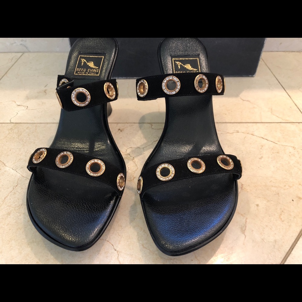 Reed Evins Platform Mules 10